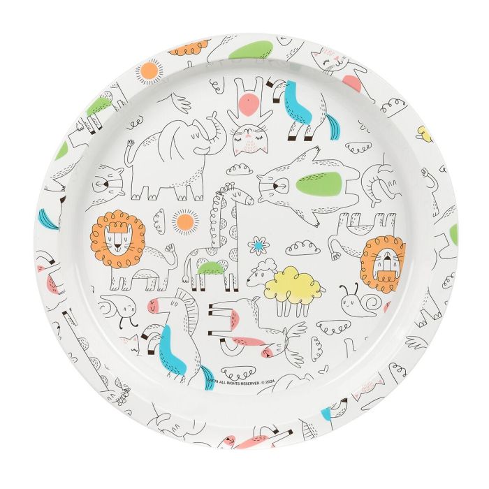 Set de vajilla infantil Safta Zoo Poliéster 26 x 26 x 9 cm 2 Set de vajilla infantil Safta Zoo Poliéster 26 x 26 x 9 cm 2