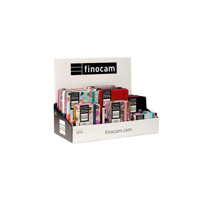 Agenda Anual (2026) Finocam Minimal Surtido Expositor De 26