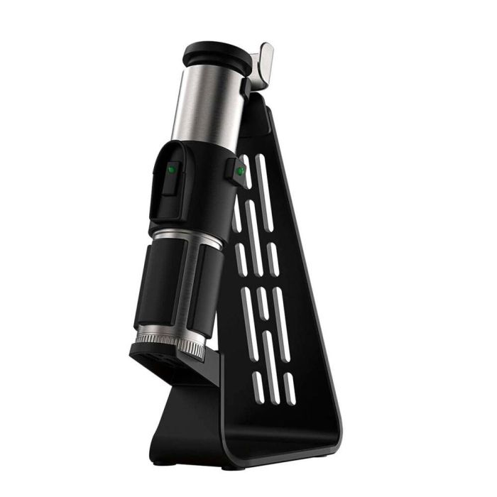 Hasbro Star Wars The Black Series Sable Luz Force FX Elite de Yoda con luces LED, efectos de sonido y base incluida 3
