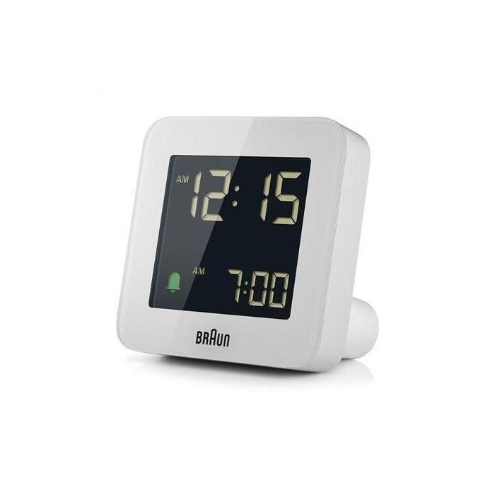 Braun BC-09-W Reloj Despertador Digital Blanco con Pantalla LCD Retroiluminada y Función Snooze 2