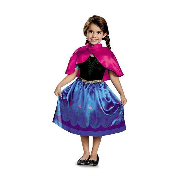 Disfraz disney frozen anna de viaje classic t. 3-4 años 2 Disfraz disney frozen anna de viaje classic t. 3-4 años 2