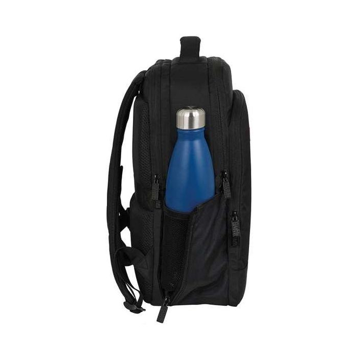 Mochila para Portátil y Tablet con Salida USB Marvel Negro 23 Mochila para Portátil y Tablet con Salida USB Marvel Negro 23