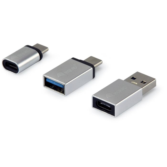 EQUIP PACK ADAPTADORES USB-C OTG USB-C MACHO A USB-A / MICRO USB HEMBRA Y USB-A MACHO A USB-C HEMBRA 1 EQUIP PACK ADAPTADORES USB-C OTG USB-C MACHO A USB-A / MICRO USB HEMBRA Y USB-A MACHO A USB-C HEMBRA 1