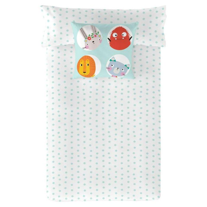 Funda Nórdica Lemon Ribbon Points Cama de 80/90 150 x 220 cm Reversible 4 Funda Nórdica Lemon Ribbon Points Cama de 80/90 150 x 220 cm Reversible 4