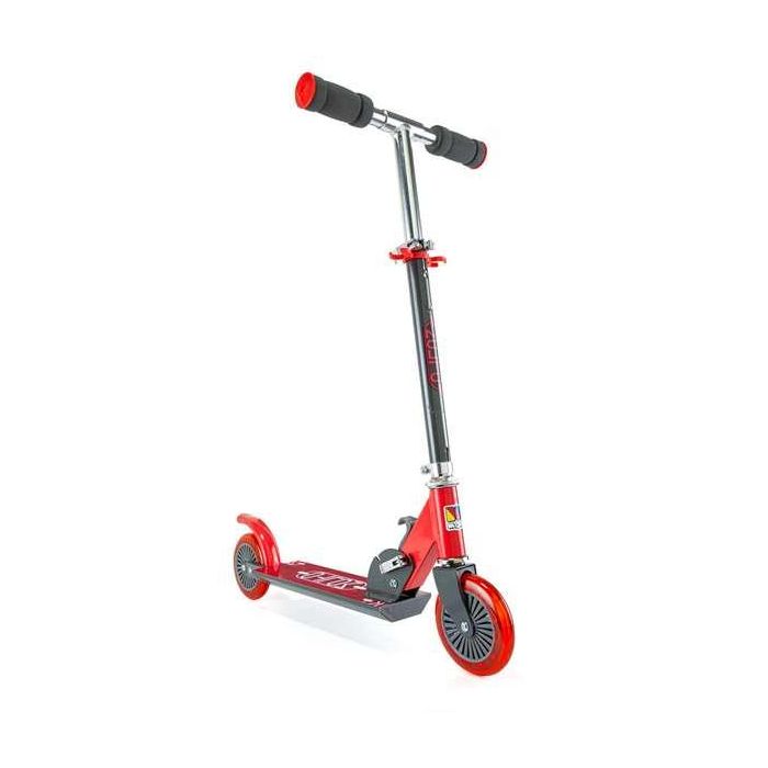 Patinete 2 ruedas plegable rojo. altura con dos posicones 72-77 cm soporta 50 kg Patinete 2 ruedas plegable rojo. altura con dos posicones 72-77 cm soporta 50 kg