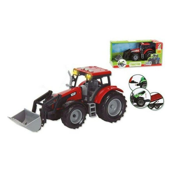 Tractor friccion con luz y sonidos, escala 1:32, 14x29x11cm - modelos surtidos Tractor friccion con luz y sonidos, escala 1:32, 14x29x11cm - modelos surtidos