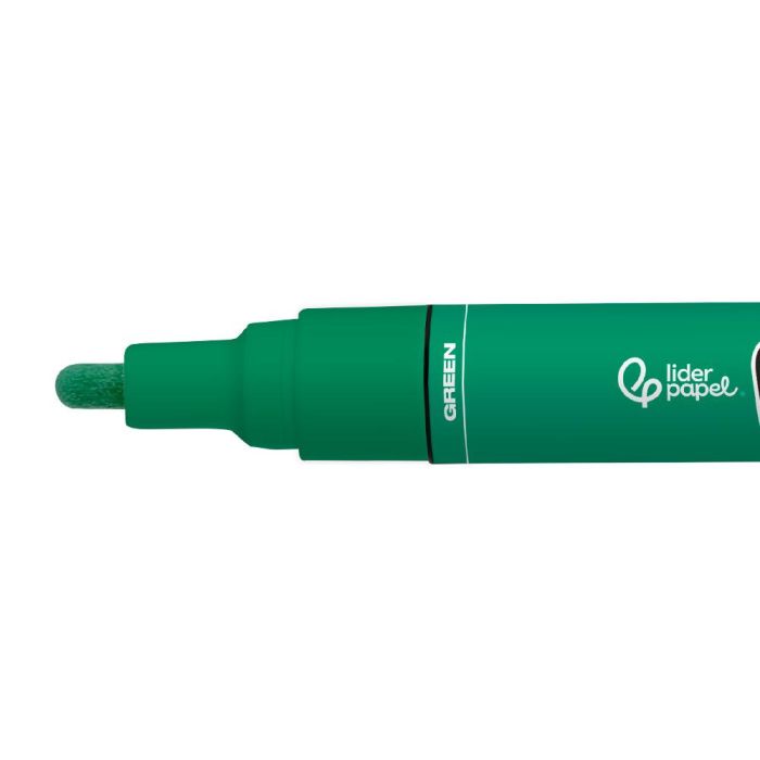 Rotulador Liderpapel Acrylic Base Agua Todo Tipo De Superficie Punta Redonda 3 mm Verde 2 Rotulador Liderpapel Acrylic Base Agua Todo Tipo De Superficie Punta Redonda 3 mm Verde 2