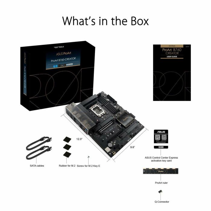 ASUS PROART B760-CREATOR Intel B760 LGA 1700 ATX ASU1697102451806 Placa base 13 ASUS PROART B760-CREATOR Intel B760 LGA 1700 ATX ASU1697102451806 Placa base 13