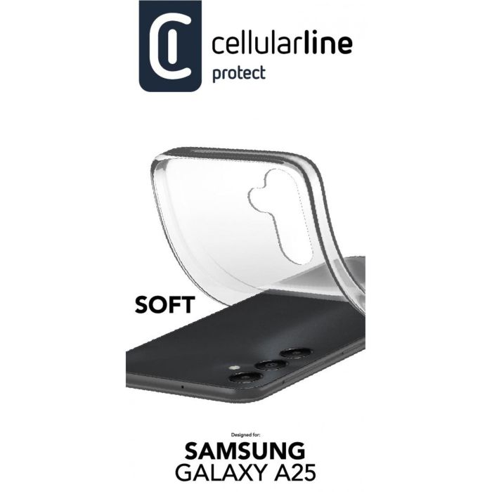 Cellularline Soft Case fr Samsung A25 5G Clear 2 Cellularline Soft Case fr Samsung A25 5G Clear 2