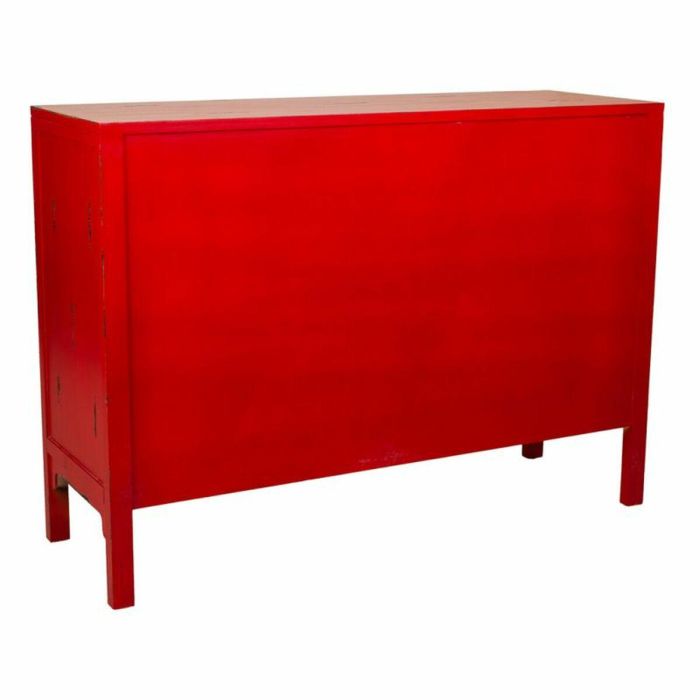 Aparador Alexandra House Living Rojo Madera de abeto Madera MDF 40 x 86 x 120 cm 6