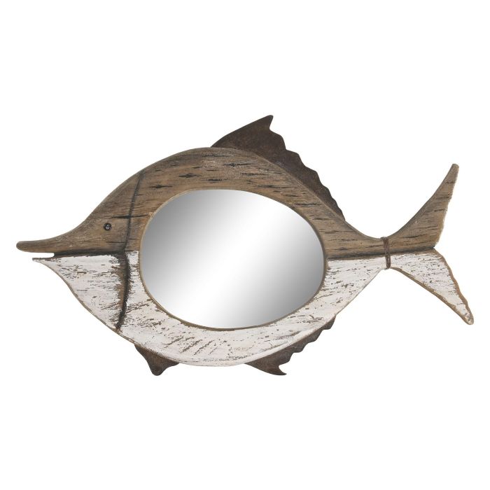 DKD Home Decor Espejo Blanco Natural 68.5 x 3 x 41 cm (2 Unidades) DKD Home Decor Espejo Blanco Natural 68.5 x 3 x 41 cm (2 Unidades)