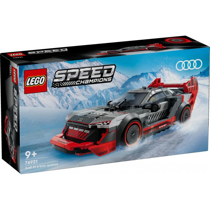 LEGO 76921 Coche de Carreras Audi S1 e-tron quattro Speed Champions, réplica 2022. Incluye minifigura y techo desmontable. Para +9 años. 9 LEGO 76921 Coche de Carreras Audi S1 e-tron quattro Speed Champions, réplica 2022. Incluye minifigura y techo desmontable. Para +9 años. 9