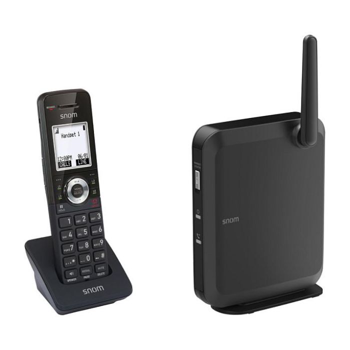 Snom M110 SC Teléfono DECT Inalámbrico con Base, Altavoz, Contestador, 1000 Entradas, Identificador de Llamadas, Negro Snom M110 SC Teléfono DECT Inalámbrico con Base, Altavoz, Contestador, 1000 Entradas, Identificador de Llamadas, Negro