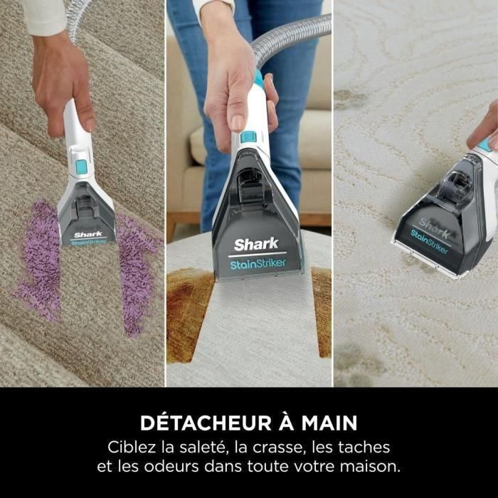Shark PX200EUT Limpiador de Manchas StainStriker para Mascotas - Potente Aspiradora Portátil Doble Depósito para Alfombras y Tapicerías 2