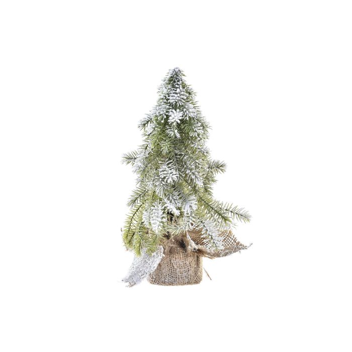 Arbol Navidad Tradicional DKD Home Decor Verde Natural 15 x 30 x 15 cm (2 Unidades)