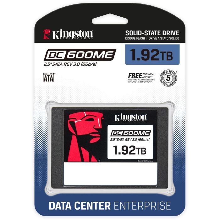 Kingston DC600ME SSD Enterprise 1920GB Mixed-Use TCG Opal 2.5" SATA III con Encriptación Hardware AES 256-bit 2 Kingston DC600ME SSD Enterprise 1920GB Mixed-Use TCG Opal 2.5" SATA III con Encriptación Hardware AES 256-bit 2