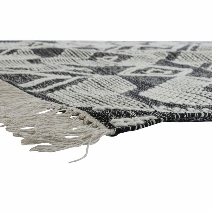 Alfombra Boho DKD Home Decor Negro Blanco 230 x 1 x 160 cm 1