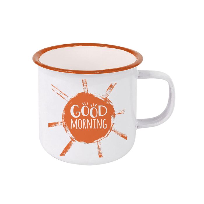 Mug esmaltada blanca con frases 350 ml - Privilege (24 Unidades) 1 Mug esmaltada blanca con frases 350 ml - Privilege (24 Unidades) 1