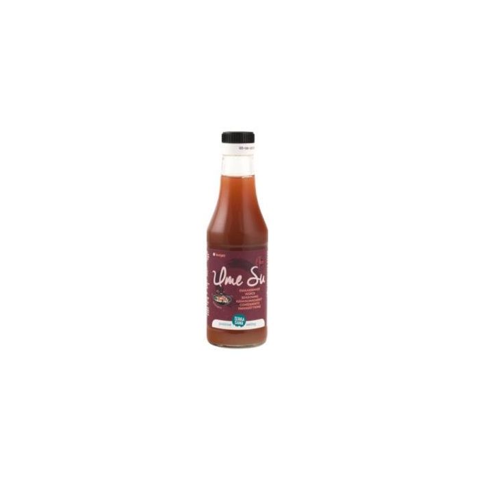 TERRASANA Vinagre de Umeboshi Ume Su 250ml. Vegano. Condimento Japonés Único. Salado y Agrio Fermentado de Ciruela Ume.
