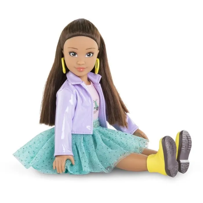 Corolle Muñeca Luna Fashion Week Paris 28 cm COR1697548024912 con 4 accesorios, aroma a vainilla, a partir de 4 años 4