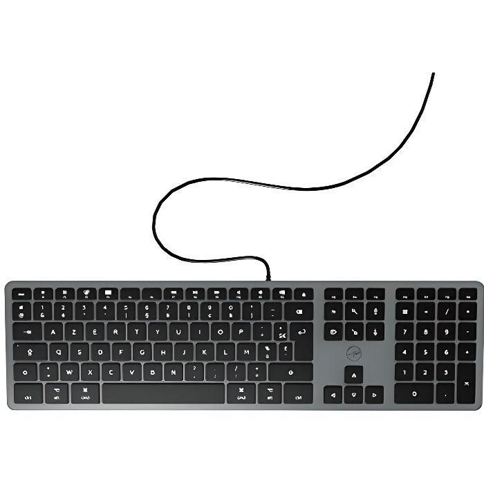 MOBILITY LAB Teclado DesignTouch con cable para MAC Space Grey