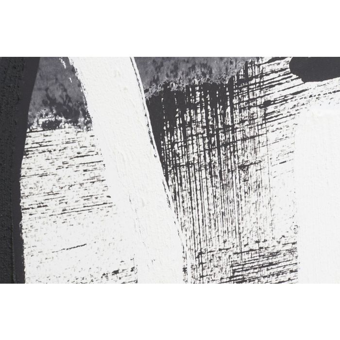 DKD Home Decor Cuadro Moderno Abstracto Negro Blanco 122.5x83x4.5 cm en PS y Lienzo (Set de 2) 2 DKD Home Decor Cuadro Moderno Abstracto Negro Blanco 122.5x83x4.5 cm en PS y Lienzo (Set de 2) 2