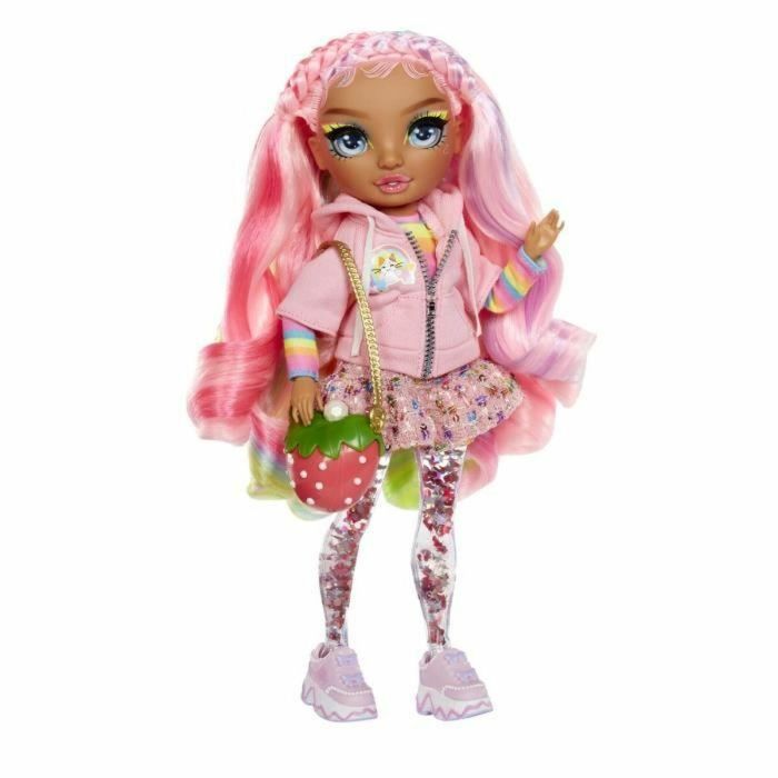 Rainbow High - Sparkle & Shine - Muñeca fashion de 27 cm - Rosa - Piernas con líquido brillante - A partir de 4 años