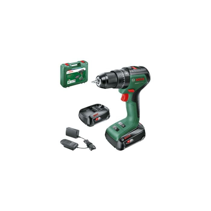 Taladro atornillador Bosch UniversalImpact 18V60 (+2 baterías de 2,0Ah) + cargador AL 18V-20 5