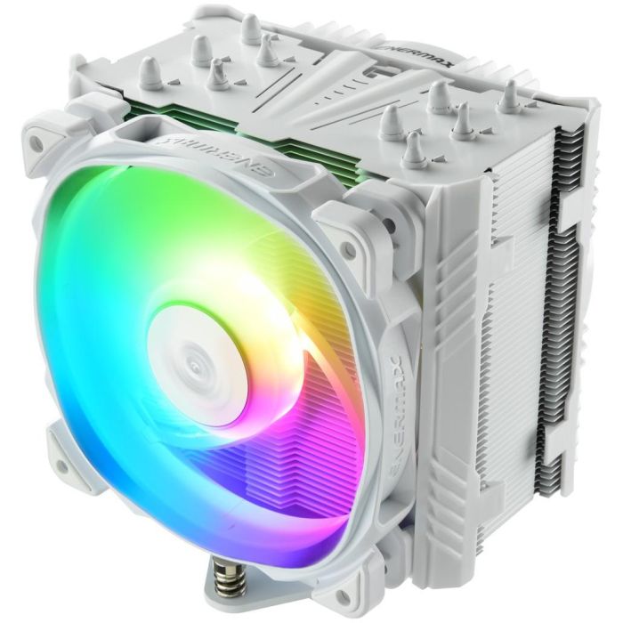 Enermax ETS-T50A-W-ARGB Ventilador Disipador CPU Gaming con RGB, 5 Tubos de Calor, Compatible con Intel/AMD 2 Enermax ETS-T50A-W-ARGB Ventilador Disipador CPU Gaming con RGB, 5 Tubos de Calor, Compatible con Intel/AMD 2