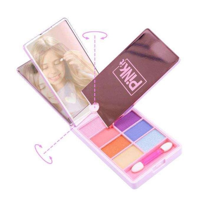 Nice Mini Espejo Maquillaje Pink It con 8 Sombras de Ojos y Aplicador de Doble Punta 2
