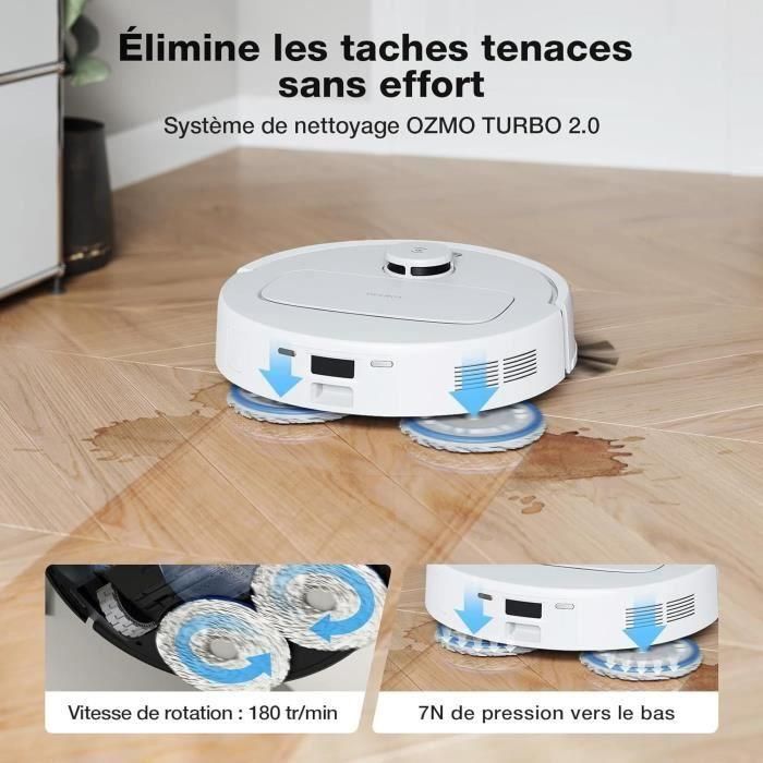 Ecovacs N30 Pro OMNI Aspiradora Robot con Vaciado Automático, Potencia 10000Pa, Limpieza con Agua Caliente 1 Ecovacs N30 Pro OMNI Aspiradora Robot con Vaciado Automático, Potencia 10000Pa, Limpieza con Agua Caliente 1