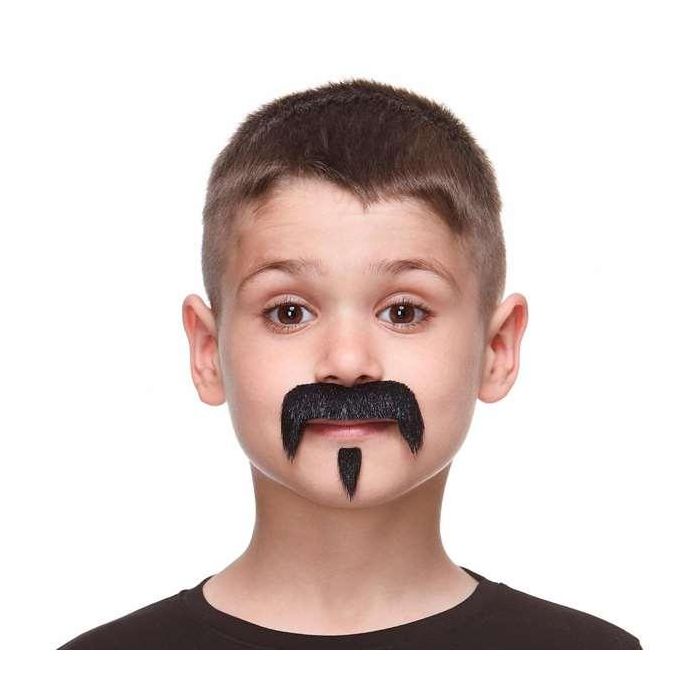 My Other Me Bigote y Perilla Infantil Talla Única Multicolor, Ideal para Disfraces y Fiestas de Niños a partir de 5 Años