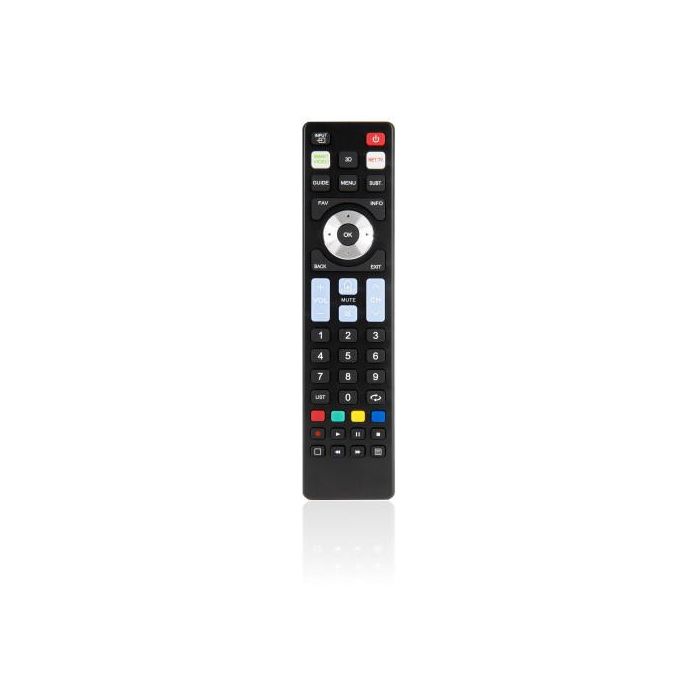 Ewent EW1576 Mando a Distancia Universal para Smart TV LG, Samsung, Sony, Panasonic, Philips con Funciones Smart y 3D