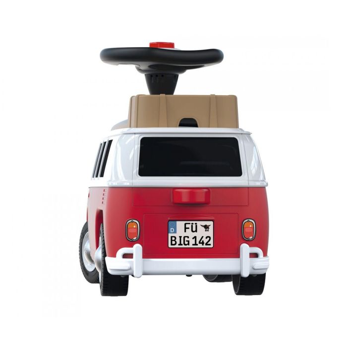 Smoby BIG4004943553209 Volkswagen Van Transporter Red Caja de almacenamiento con Volante 26x30x60H cm A partir de 18 meses 3