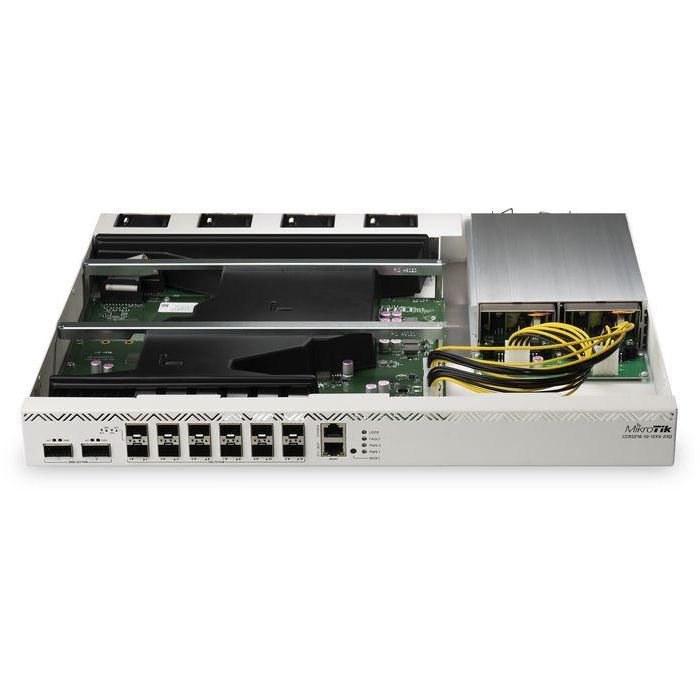 MikroTik CCR2216-1G-12XS-2XQ Router Gigabit Ethernet Plata con 12 Puertos SFP28 y Montaje en Rack 3