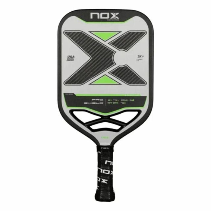 Pala de Pickleball Nox Nox Pro Shield Negro Fibra de carbono