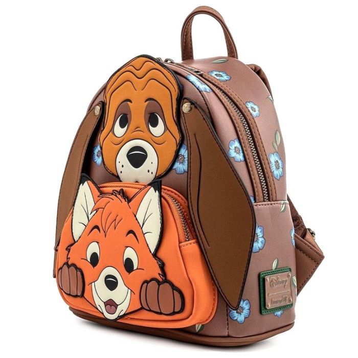 Mochila Tod y Toby Disney Loungefly 26cm 1