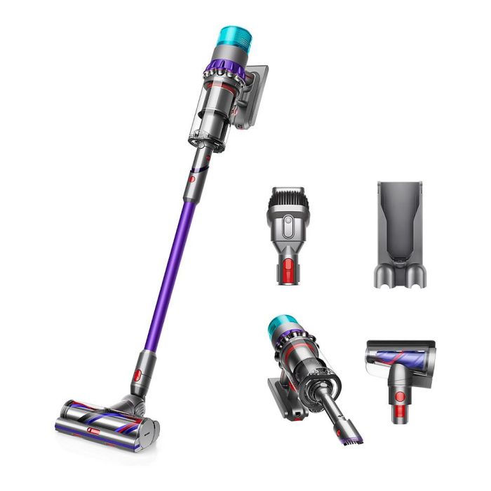 Dyson Gen5Detect Absolute Aspiradora escoba 2 en 1 con pantalla LCD y filtro HEPA, sin bolsa, color Púrpura, 70 min de autonomía 1