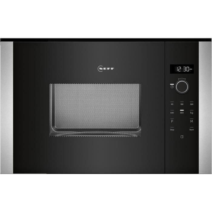 Microondas de encastre simple - NEFF N50 - HLAWD23N1F - Acero inoxidable - 20 L - 38,2 x 59,4 x 31,7 cm Microondas de encastre simple - NEFF N50 - HLAWD23N1F - Acero inoxidable - 20 L - 38,2 x 59,4 x 31,7 cm