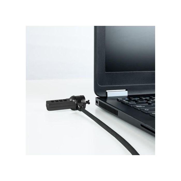 TOOQ Cable de Seguridad T-LOCK con Combinacion para Portatiles 1.5 metros, Gris Oscuro 3 TOOQ Cable de Seguridad T-LOCK con Combinacion para Portatiles 1.5 metros, Gris Oscuro 3
