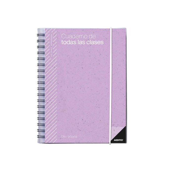 Additio Cuaderno De Todas Las Clases Para El Profesorado D-P Espiral Doble 256 Páginas Pvc C-Surtidos 2