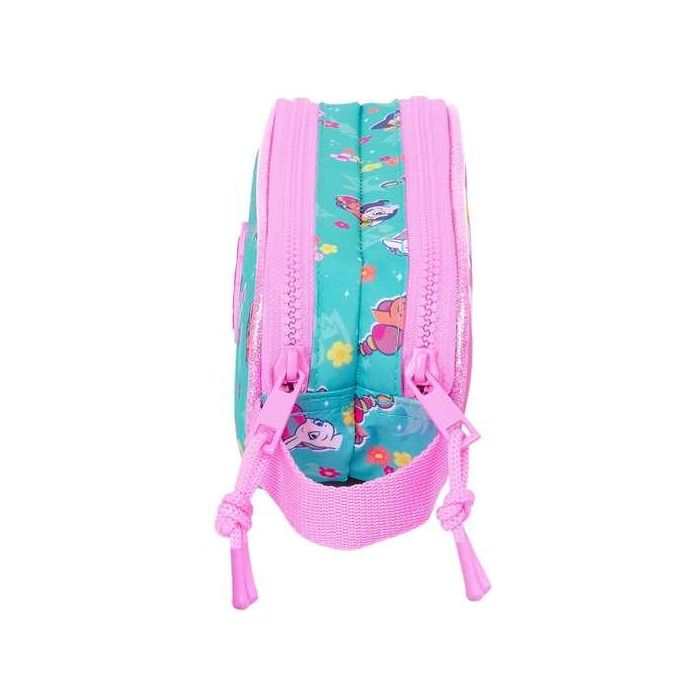 Portatodo Doble My Little Pony Magic Rosa Turquesa 21 x 8 x 6 cm 2