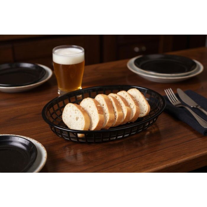 Inde Set 3 Cestas Pan Oval Pp 24x14x4 cm, 18g, 2.38 kg (24 Unidades) 5