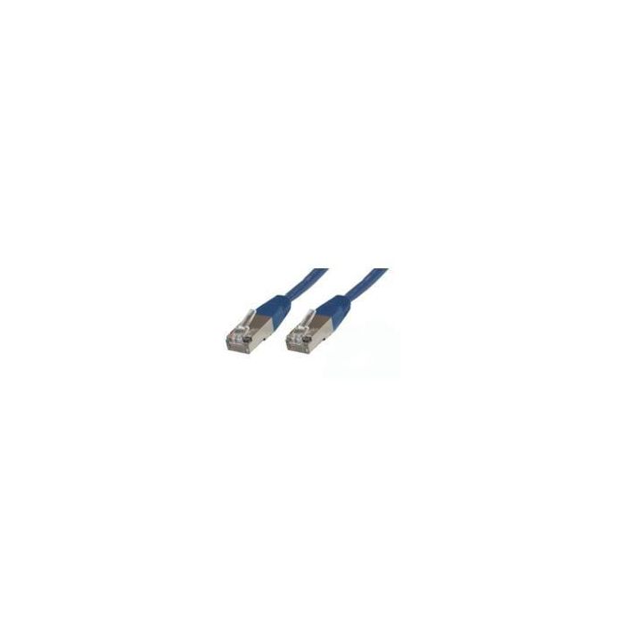 MicroConnect Cable de Red CAT6 F/UTP Apantallado, Ethernet RJ45, 20m, Azul, Protección Gancho