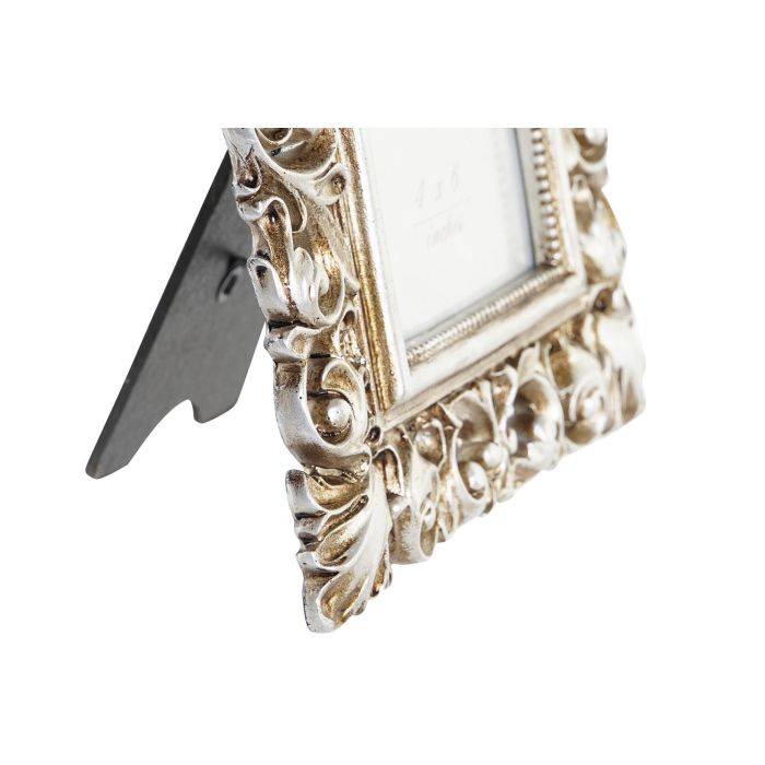 DKD Home Decor Marco de Foto 2x25x18cm Dorado Resina para Foto 10x15cm 1