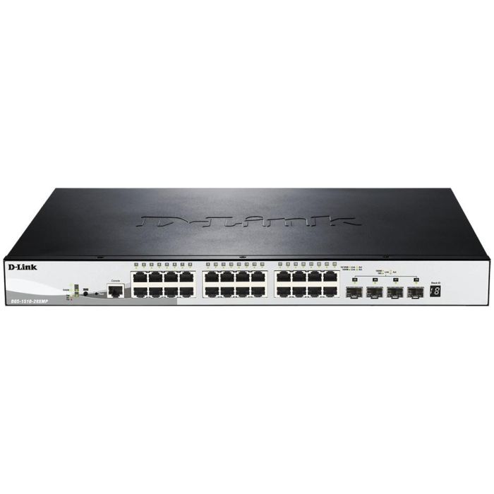 D - Link Switch Dgs - 1510 - 28Xmp, 28 Puertos Gigabit Ethernet, 4 SFP+, Soporte 10G, Montaje en Rack 0 D - Link Switch Dgs - 1510 - 28Xmp, 28 Puertos Gigabit Ethernet, 4 SFP+, Soporte 10G, Montaje en Rack 0