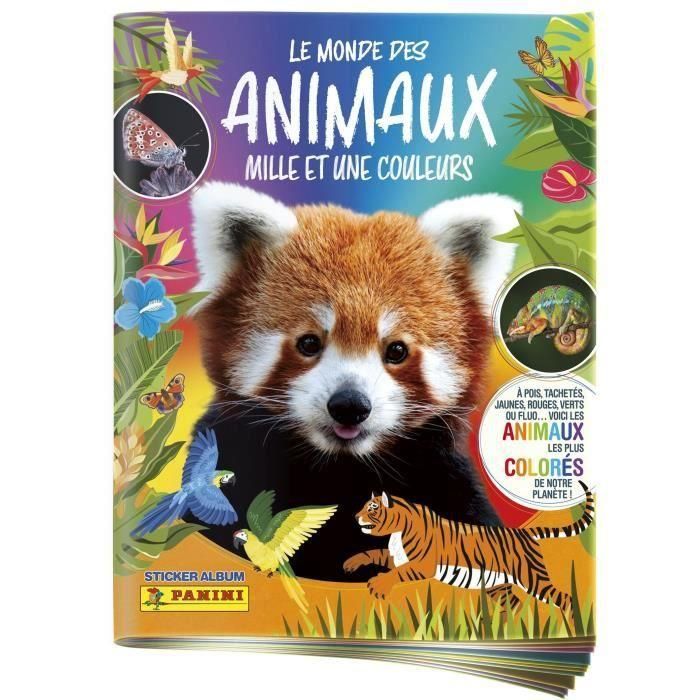 Pack de inicio - PANINI - Animales 2025 - Álbum + 3 fundas - 15 pegatinas 1