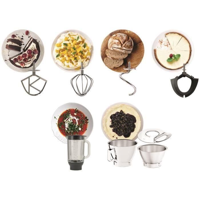 Kenwood KVC85.124SI - Robot pastelero multifunción Chef Baker - 2 cuencos 5L y 3.5L - 1200W - Báscula integrada 6kg - Plata 2 Kenwood KVC85.124SI - Robot pastelero multifunción Chef Baker - 2 cuencos 5L y 3.5L - 1200W - Báscula integrada 6kg - Plata 2