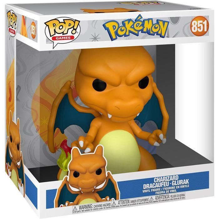 Funko FUN1718378220776 Figura Jumbo Pop! Charizard Pokémon Exclusiva 25,4 cm