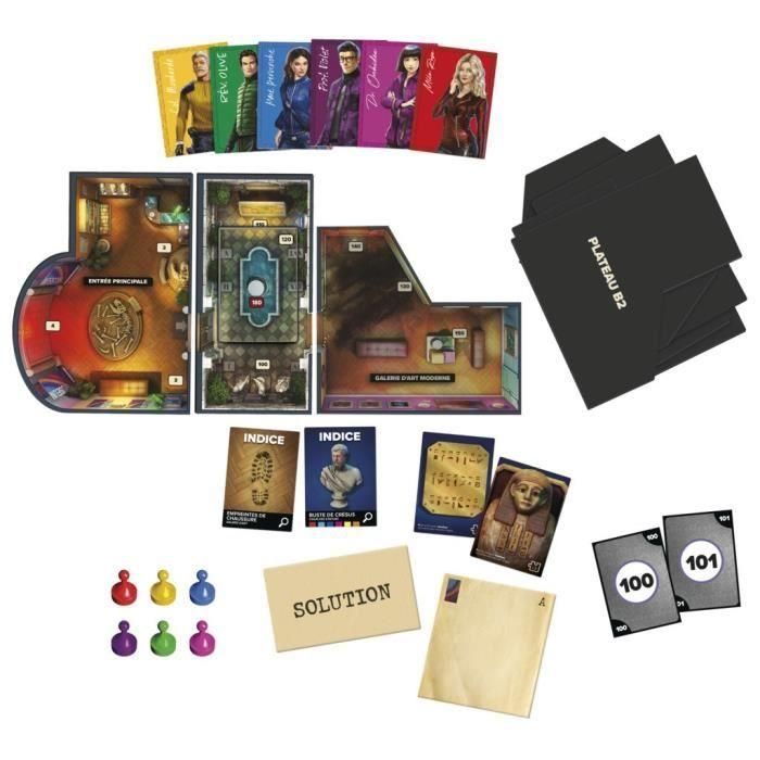 Cluedo Escape Flight en el Museo - Juego de Investigación del Juego de Escape - Juego de Plateau Cooperativa Familiar - de 10 años 2